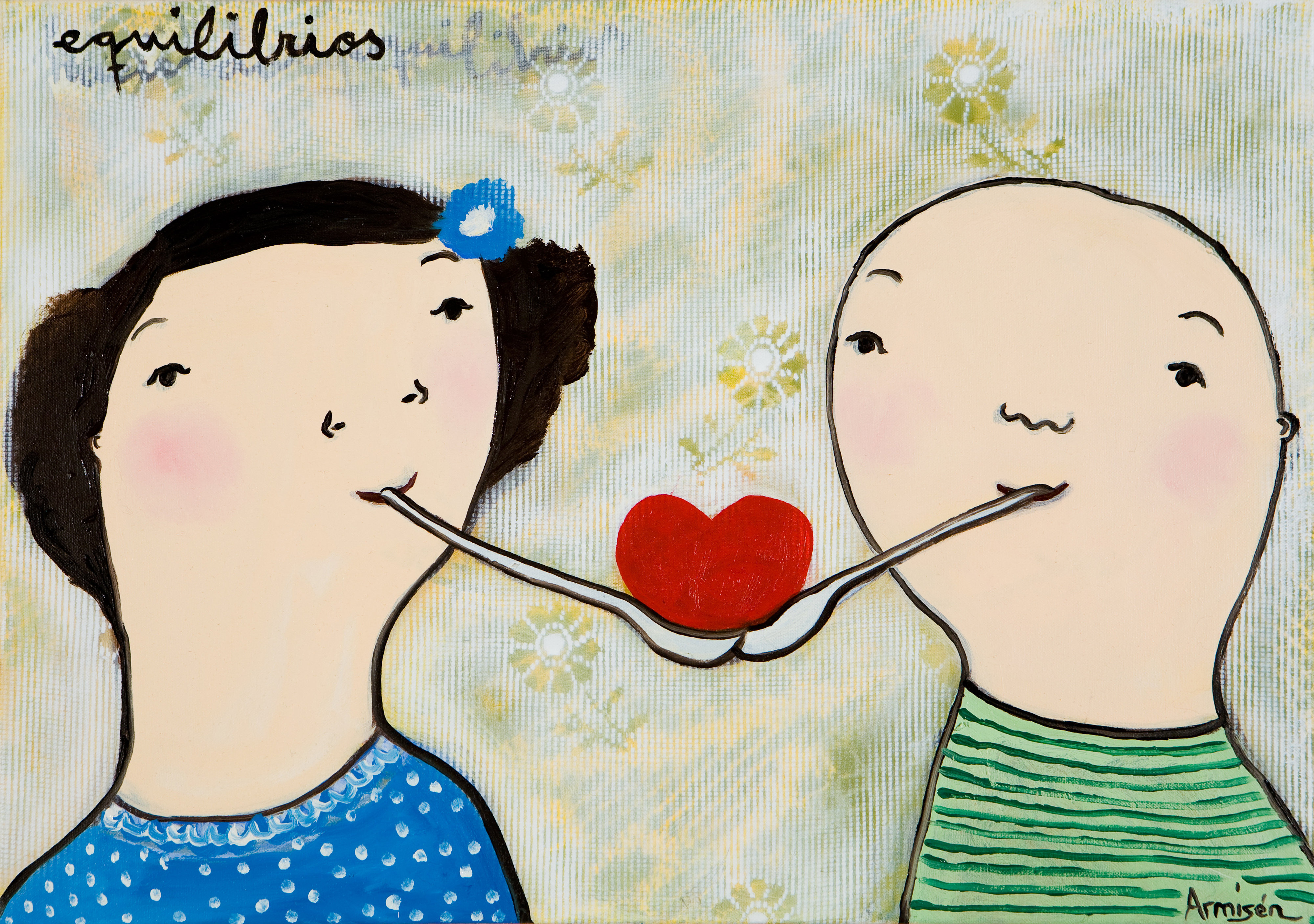 Equilibrios / Balancing (framed)