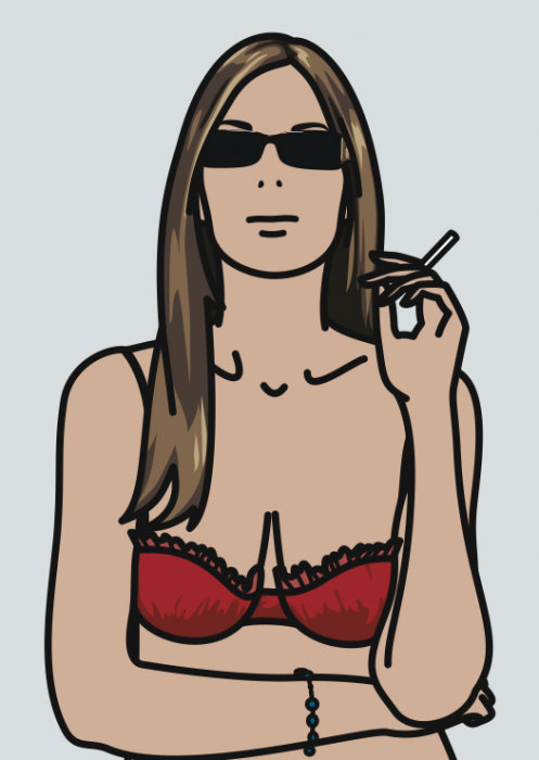 Ruth Smoking 4