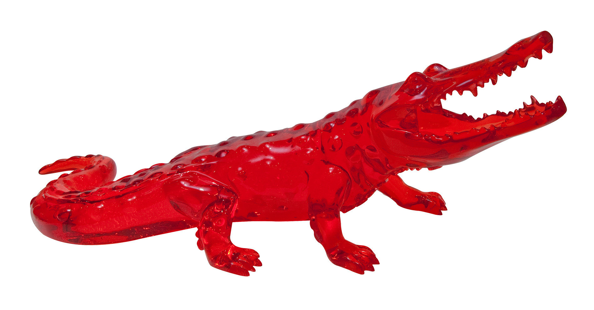 Crocodile Pink Crystal Clear 8/8 - 70 cm