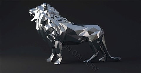 150 cm Lion Aluminium 5/8 (poli mirroir)