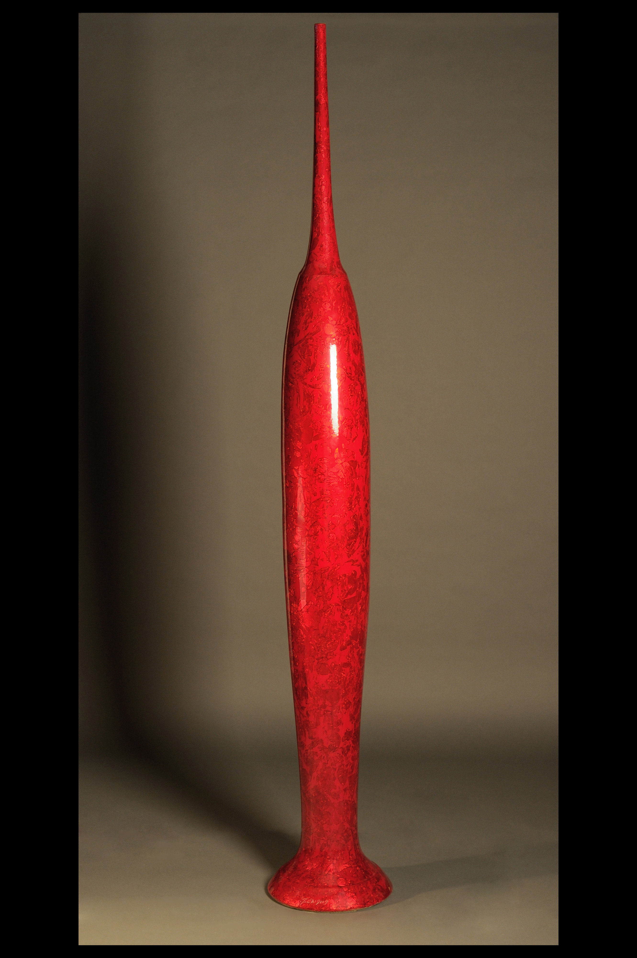 Flute Neoclassique Etrusque, Red