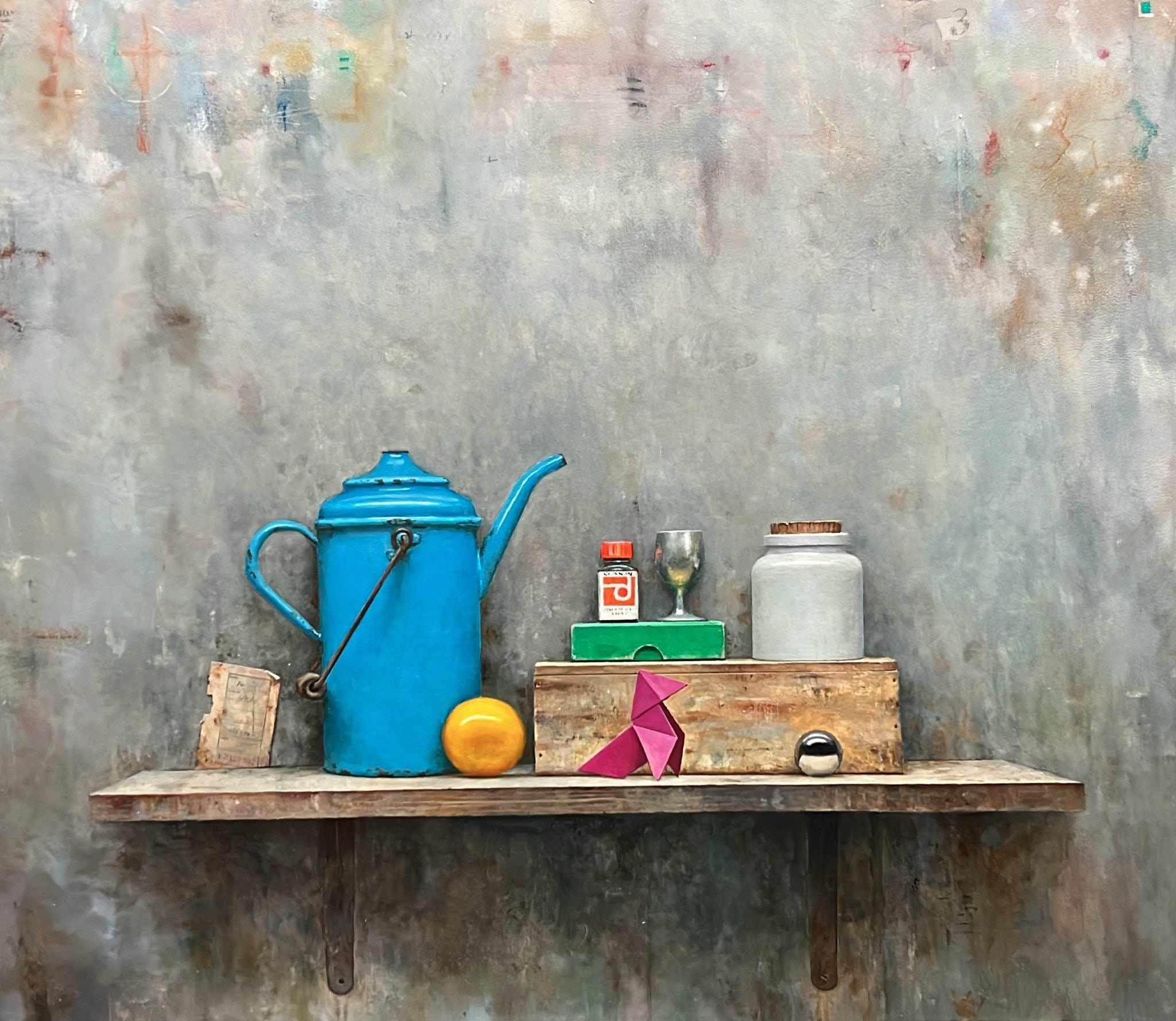 Blue Oil Can