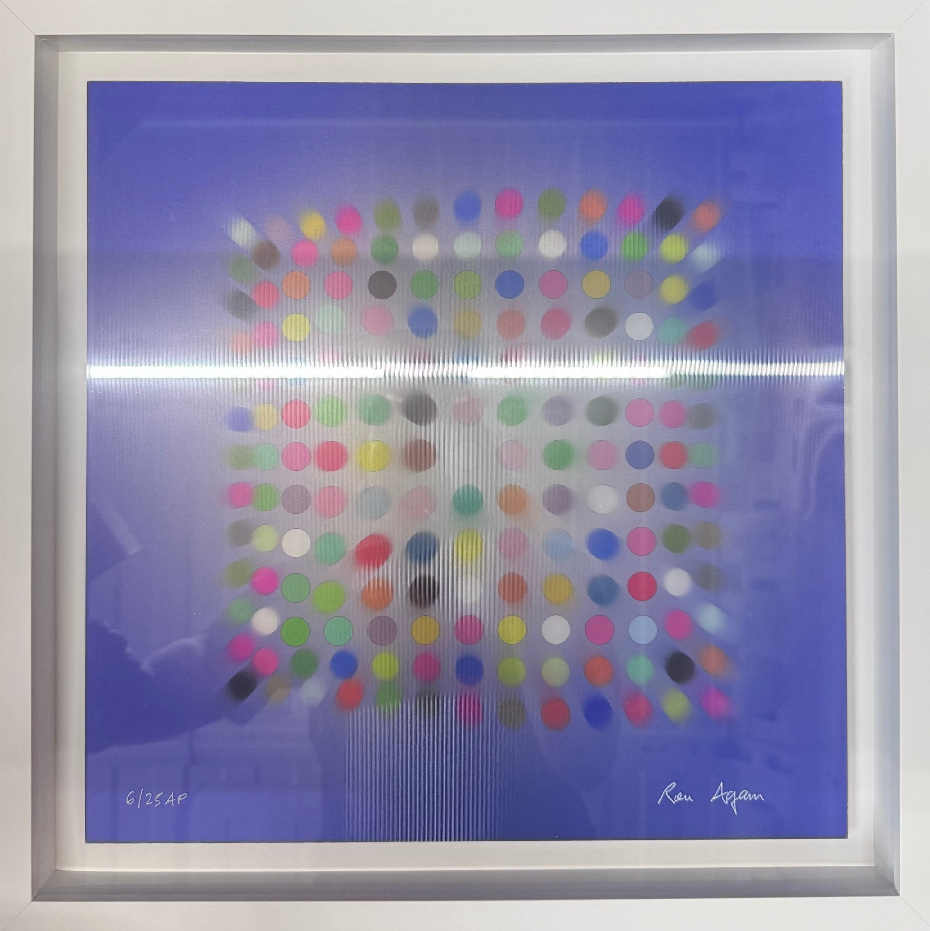 Rows of Dots in Blue - 6/25 AP