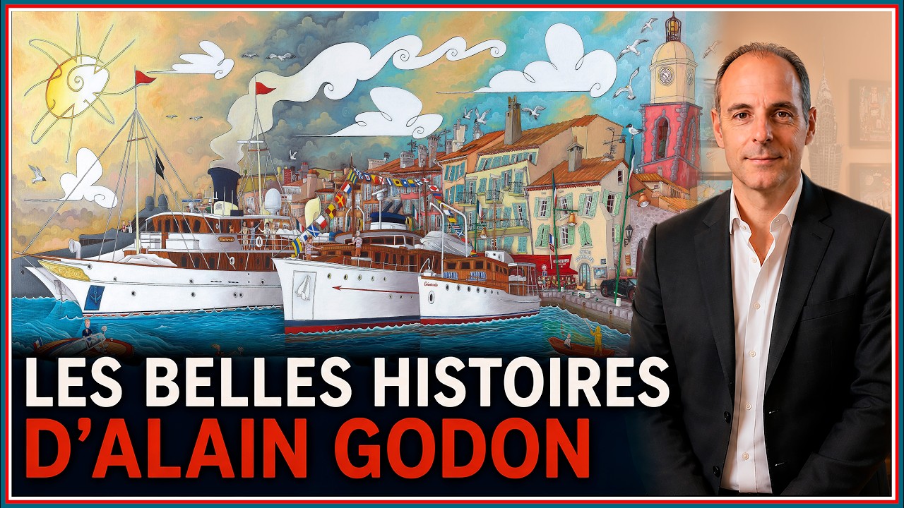 Huile sur toile "La traversée" d'Alain Godon