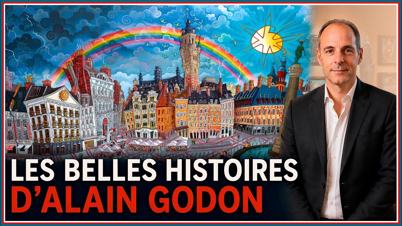 Huile sur toile "Après la pluie le beau temps" d'Alain Godon