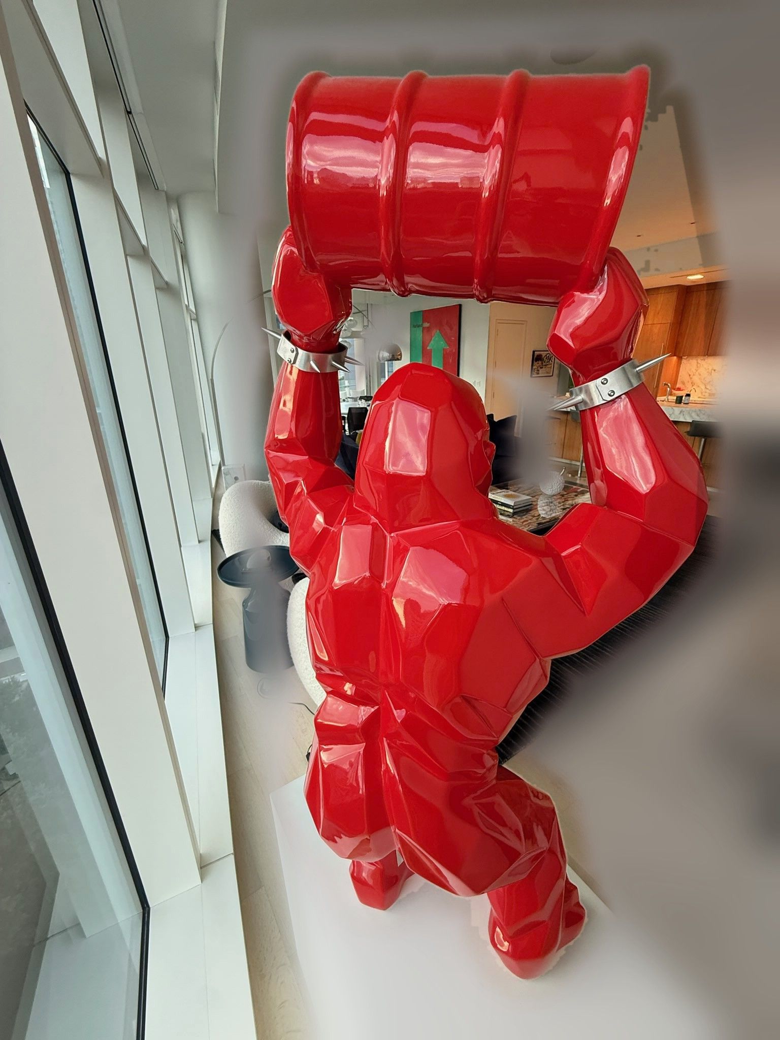 Wild Kong (Red) With Oil Barrel and Cuffs — view 2 of 5