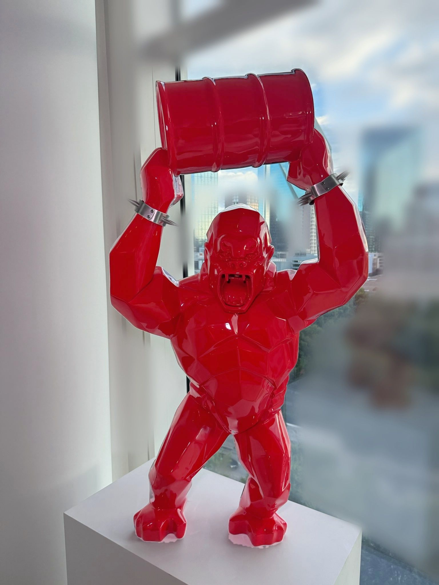Wild Kong (Red) With Oil Barrel and Cuffs — view 3 of 5