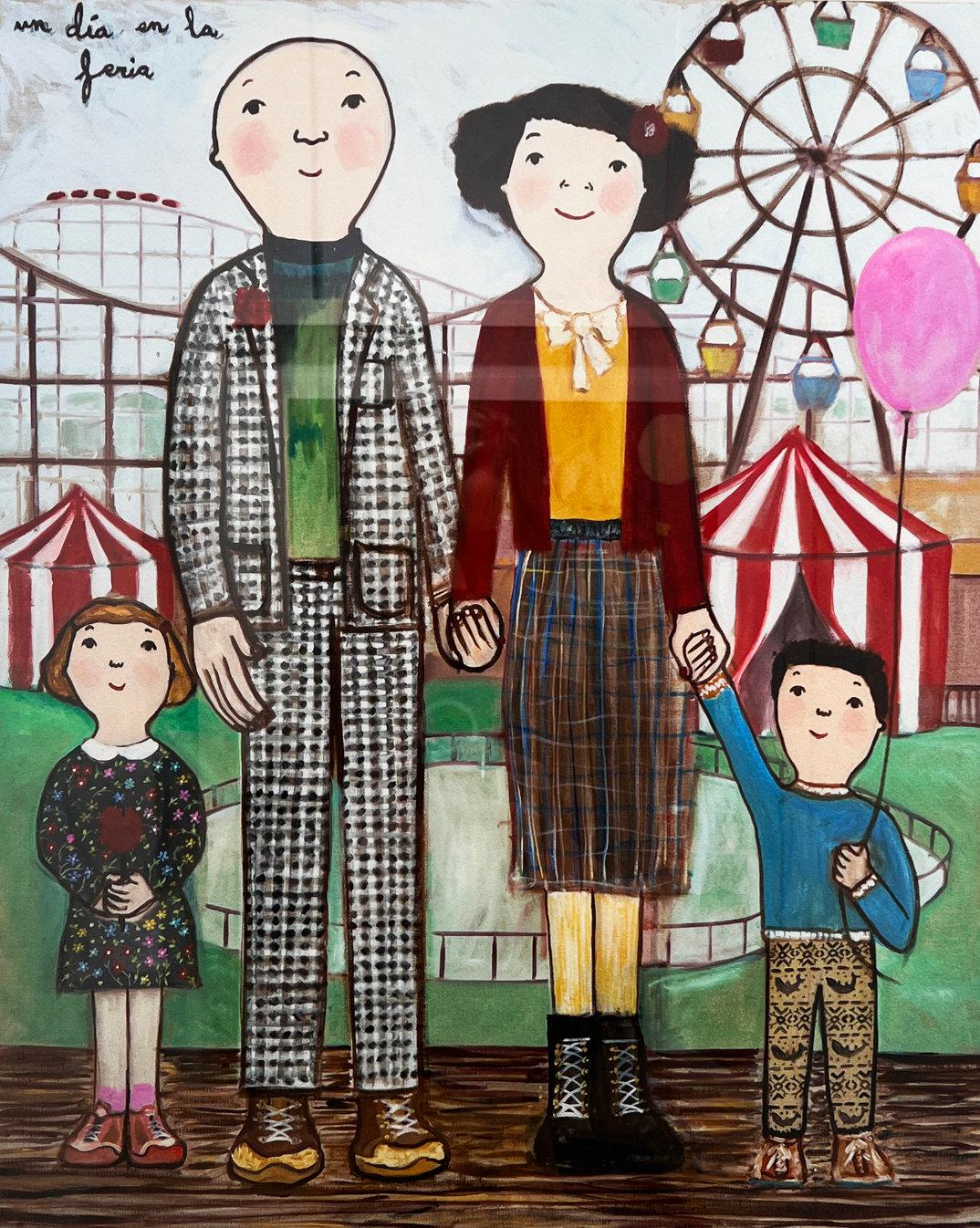 En La Feria / A Day At The Fair (Framed)