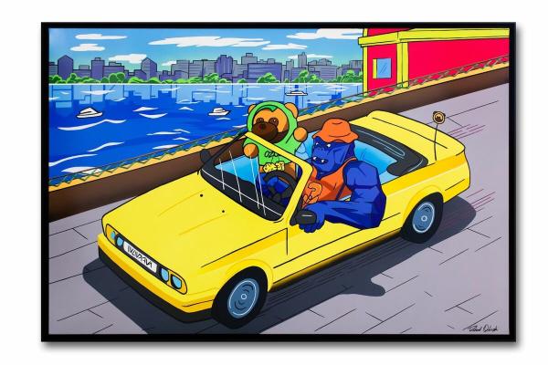 Painting - Kong Voiture (Ozuna NFT collaboration)