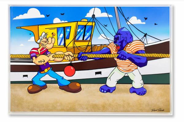 Painting - Kong & Popeye