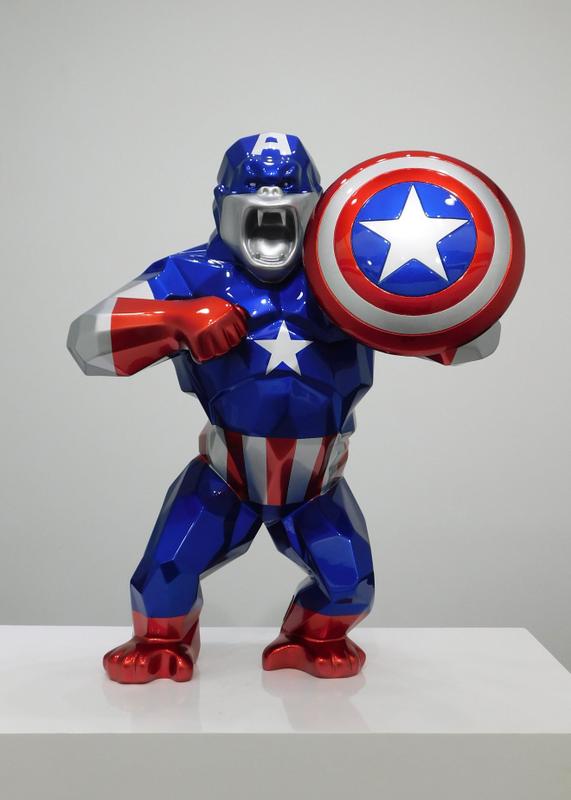 Wild Kong - Captain America Bleu Mick Cherry Red 80cm