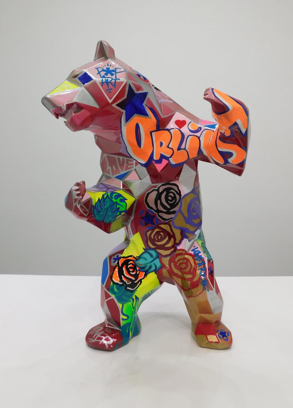 Standing Wild Bear Tag 40cm 1/1