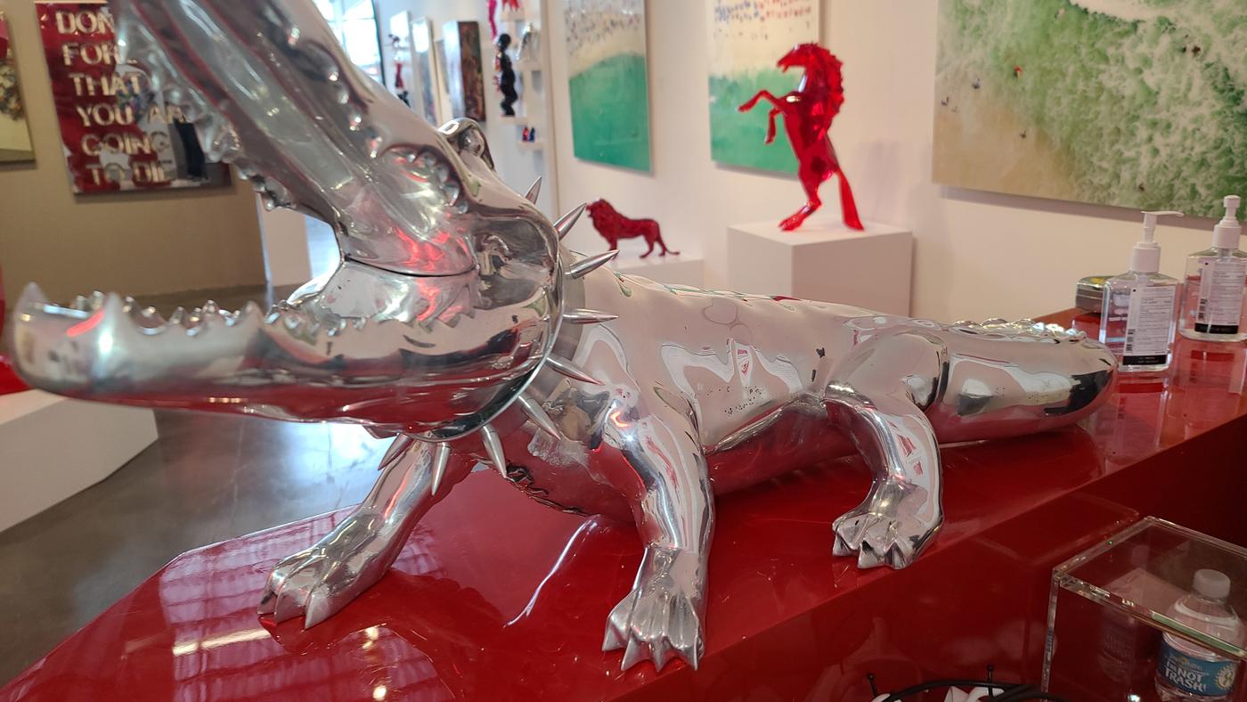 Crocodile 110 cm Aluminium Wild Neck VII/VIII