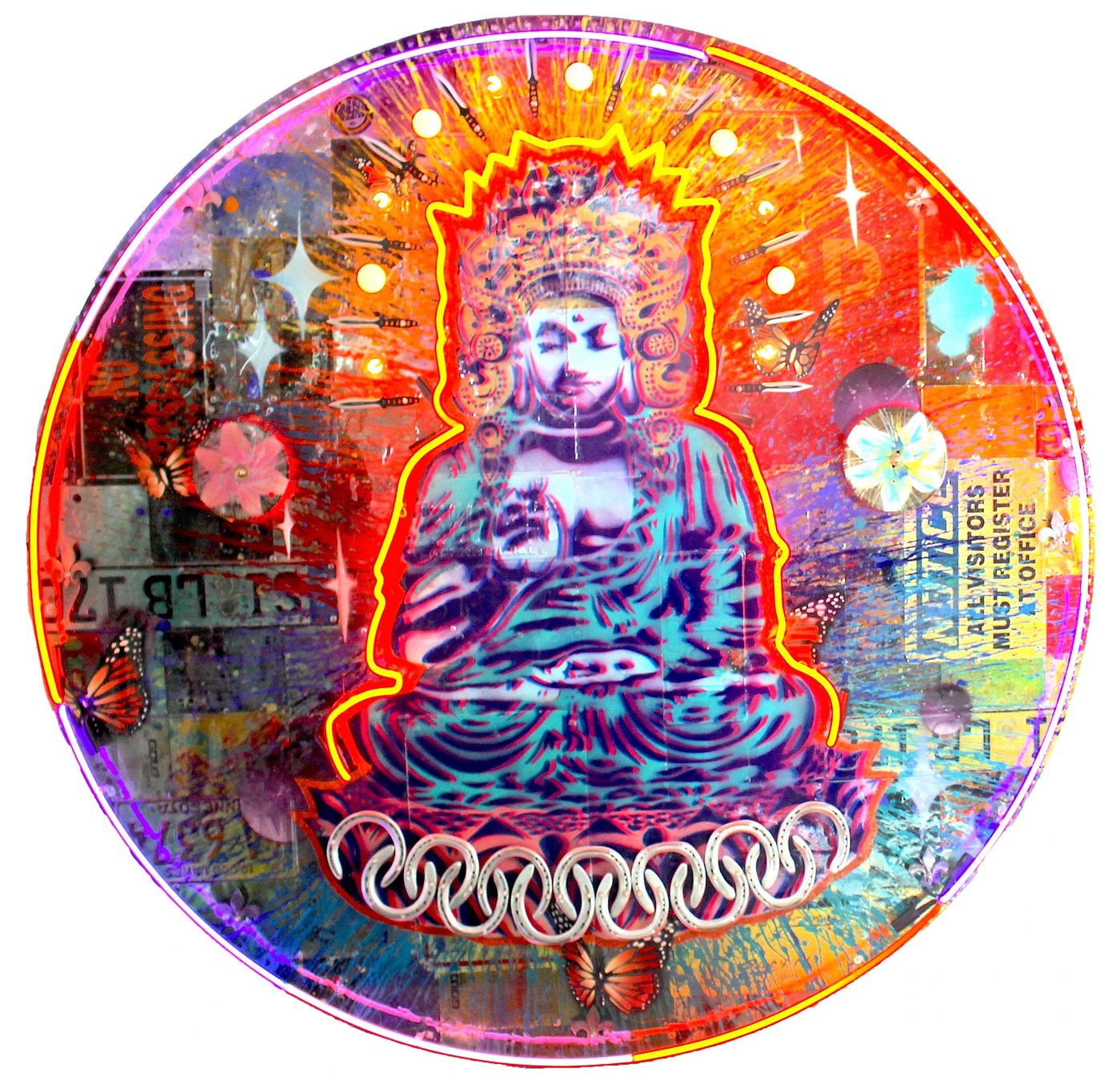 Peaceful Warrior Neon