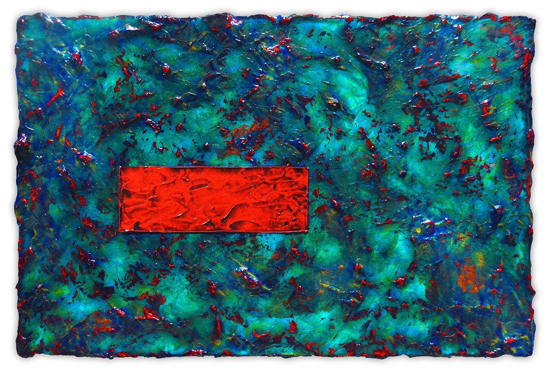The Red Element On Green-1.0