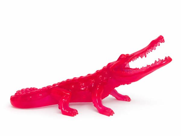 Crocodile Pink Crystal Clear 8/8 - 70 cm