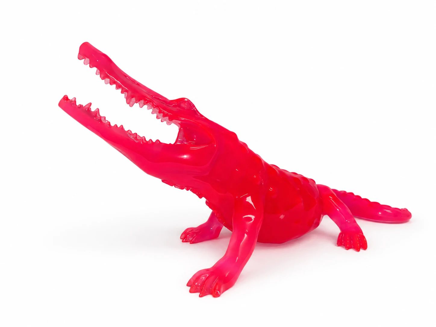 Crocodile Pink Crystal Clear 8/8 - 70 cm — view 3 of 5