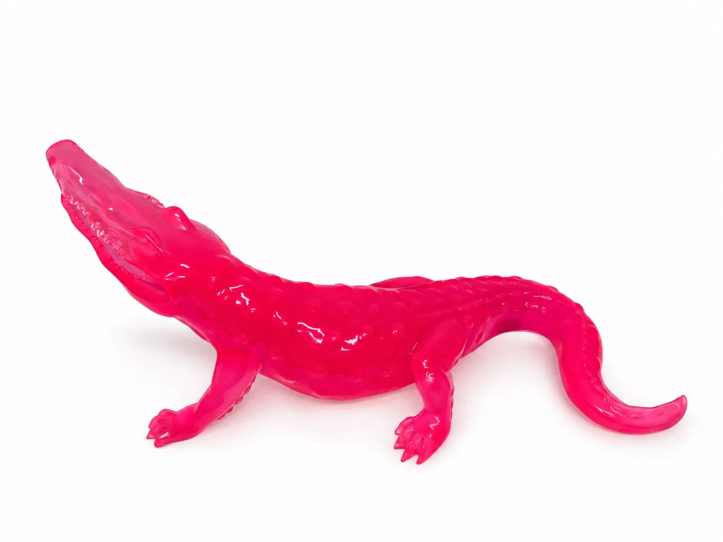 Crocodile Pink Crystal Clear 8/8 - 70 cm — view 4 of 5