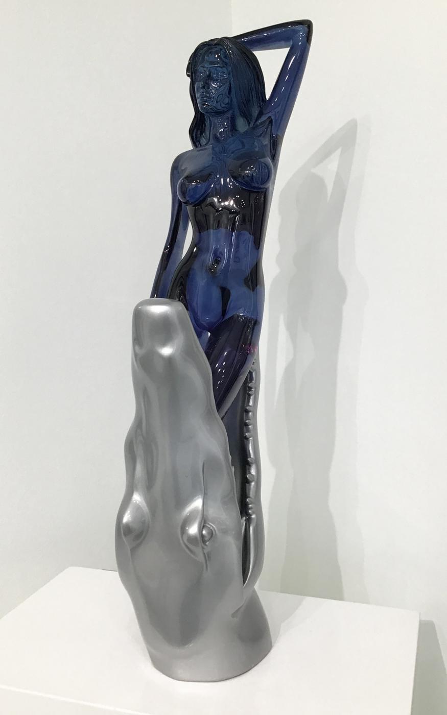 Pin Up Blue Crystal Clear and Chrome
