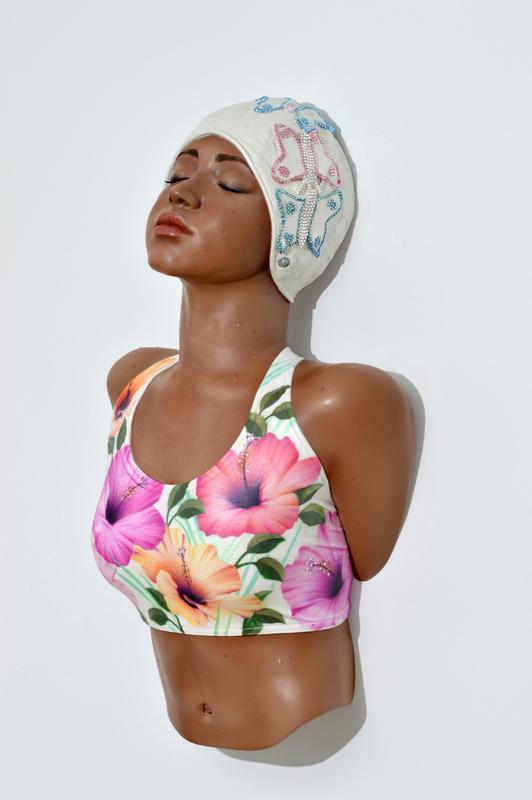 General’s Daughter (with floral suit) — Carole A. Feuerman