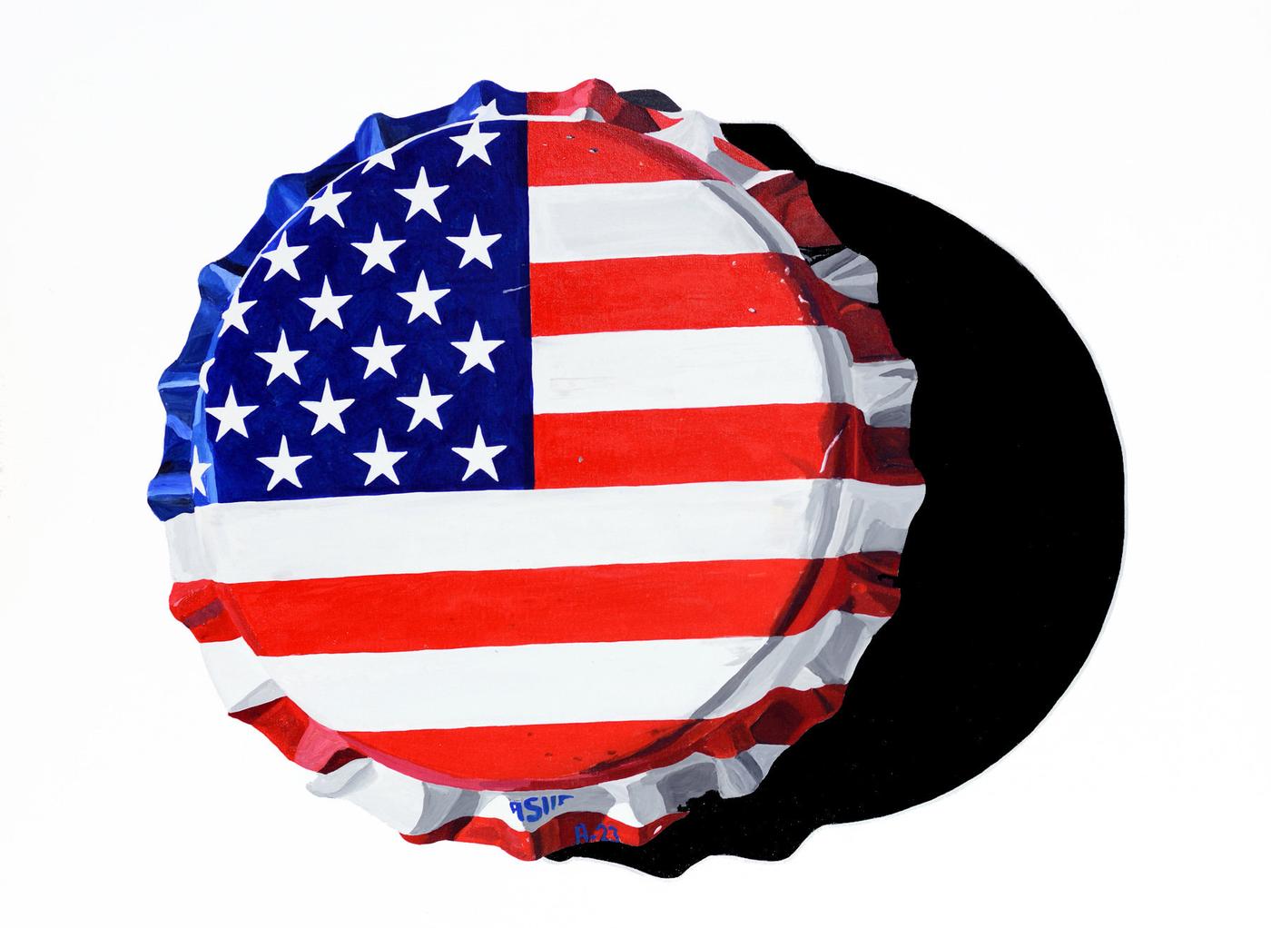 American Flag Cap