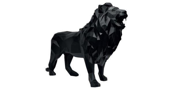 150 cm Lion Black Resin Mat