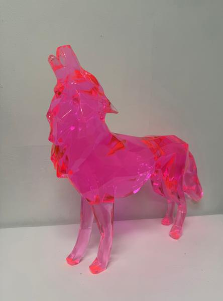Howling Wolf Pink Crystal Clear 70cm 6/8