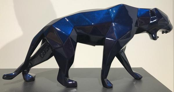 Panthere - 40 cm Bleu Mauritus