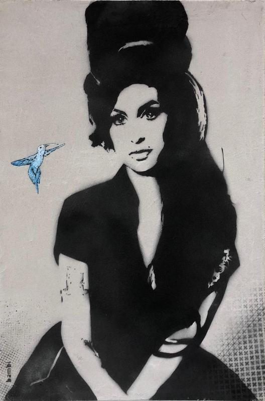 Amy with Hummingbird