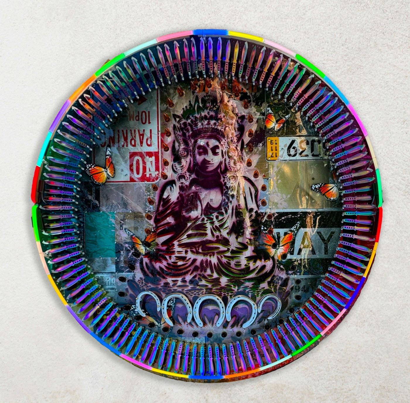 Warrior Buddha Neon
