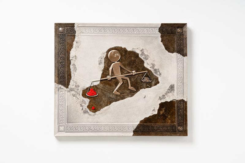 Balancing Act - Cement Plaque
