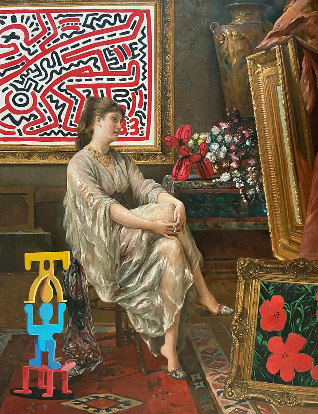The Art Enjoyer Haring Red