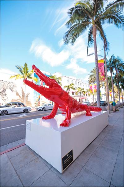 Crocodile - Orlinski Red Resin