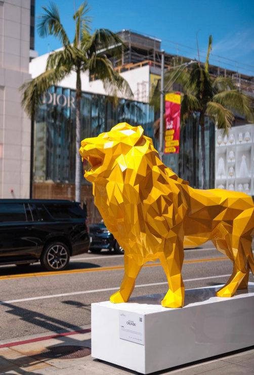 Lion - Jaune TDF Resin
