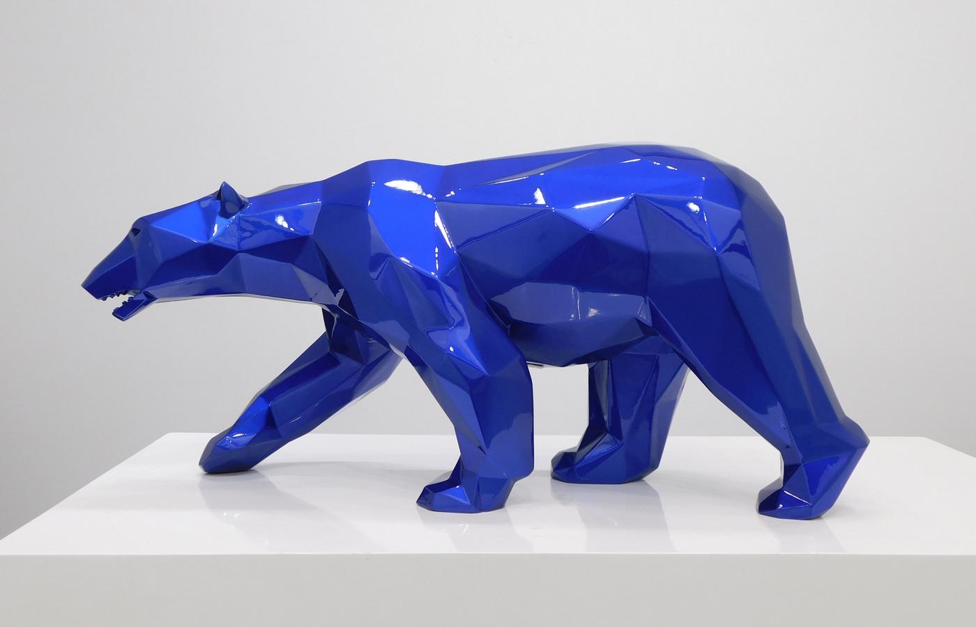 Walking Wild Bear Bleu Mick 70cm