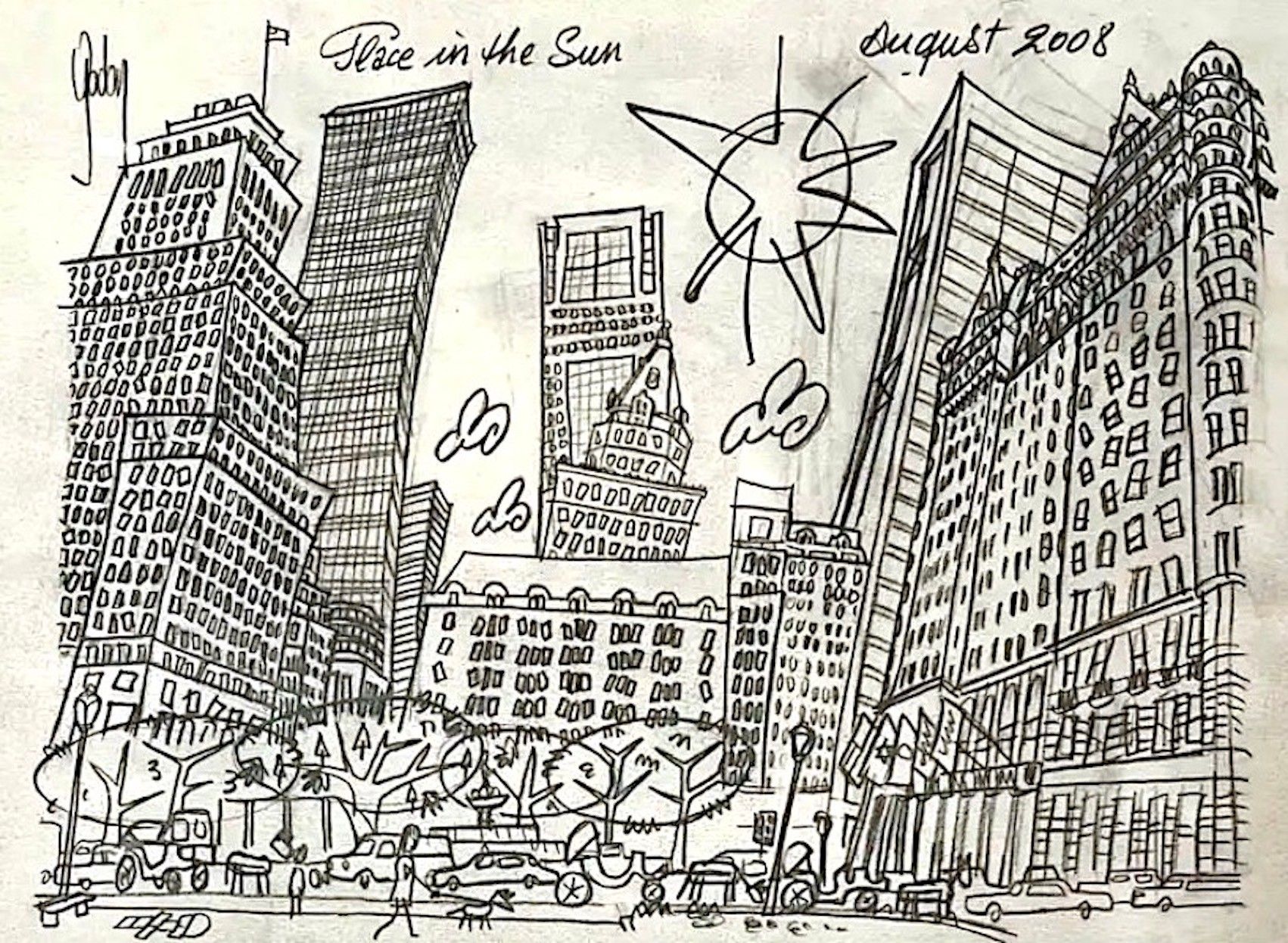 Drawings by Alain Godon